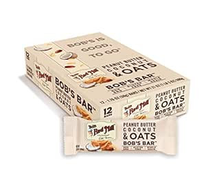 Bob's Red Mill Peanut Butter Coconut & Oats Bob's Bar, 1.76 Ounce (Pack of 12) | Amazon (US)