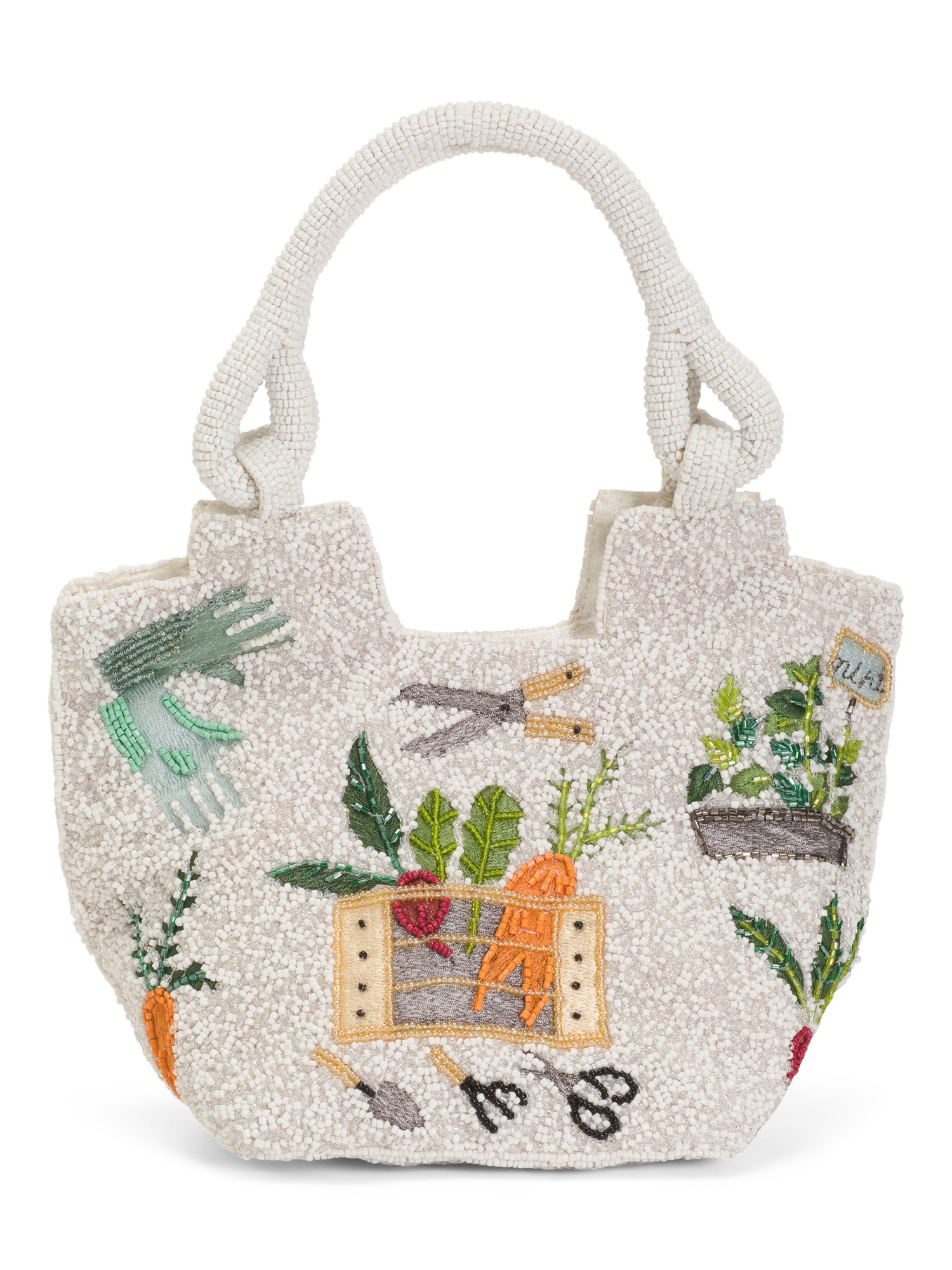 Beaded Garden Tools Satchel | TJ Maxx
