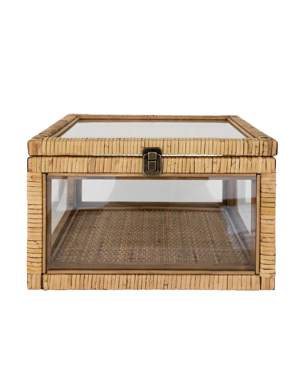 Rattan & Glass Box | McGee & Co.