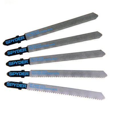 Spyder 5-Pack T-shank High-carbon Steel Jigsaw Blade Set | Lowe's