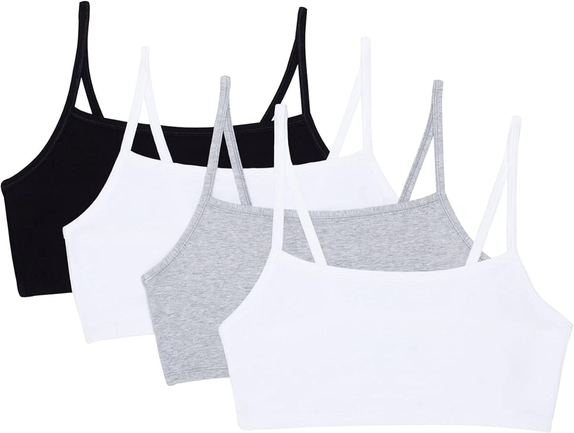 Fruit of the Loom Women's Spaghetti Strap Cotton Pullover Sports Bra | Amazon (US)