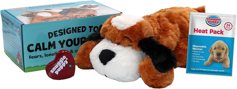 SmartPetLove Original Snuggle Puppy Heartbeat Stuffed Dog Toys. Dog Plush for Anxiety Relief, Cal... | Amazon (US)