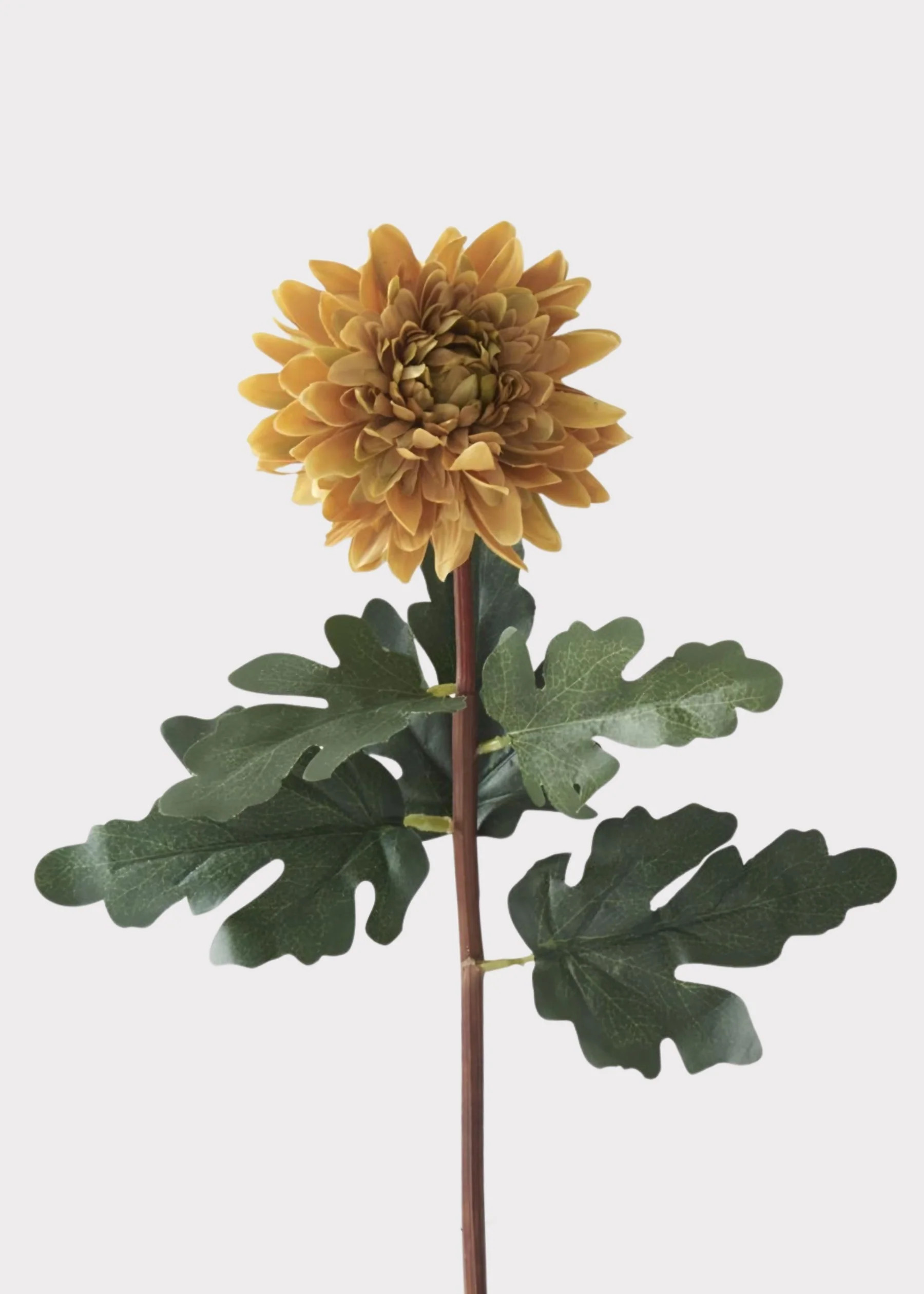 Autumn Yellow Artificial Dahlia Flower - 20" | Afloral
