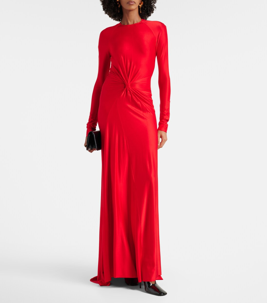 Gathered jersey maxi dress | Mytheresa (DACH)