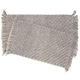 French Connection Bath Rugs, 17 in. x 24 in./20 in. x 32 in, Dove Grey | Amazon (US)