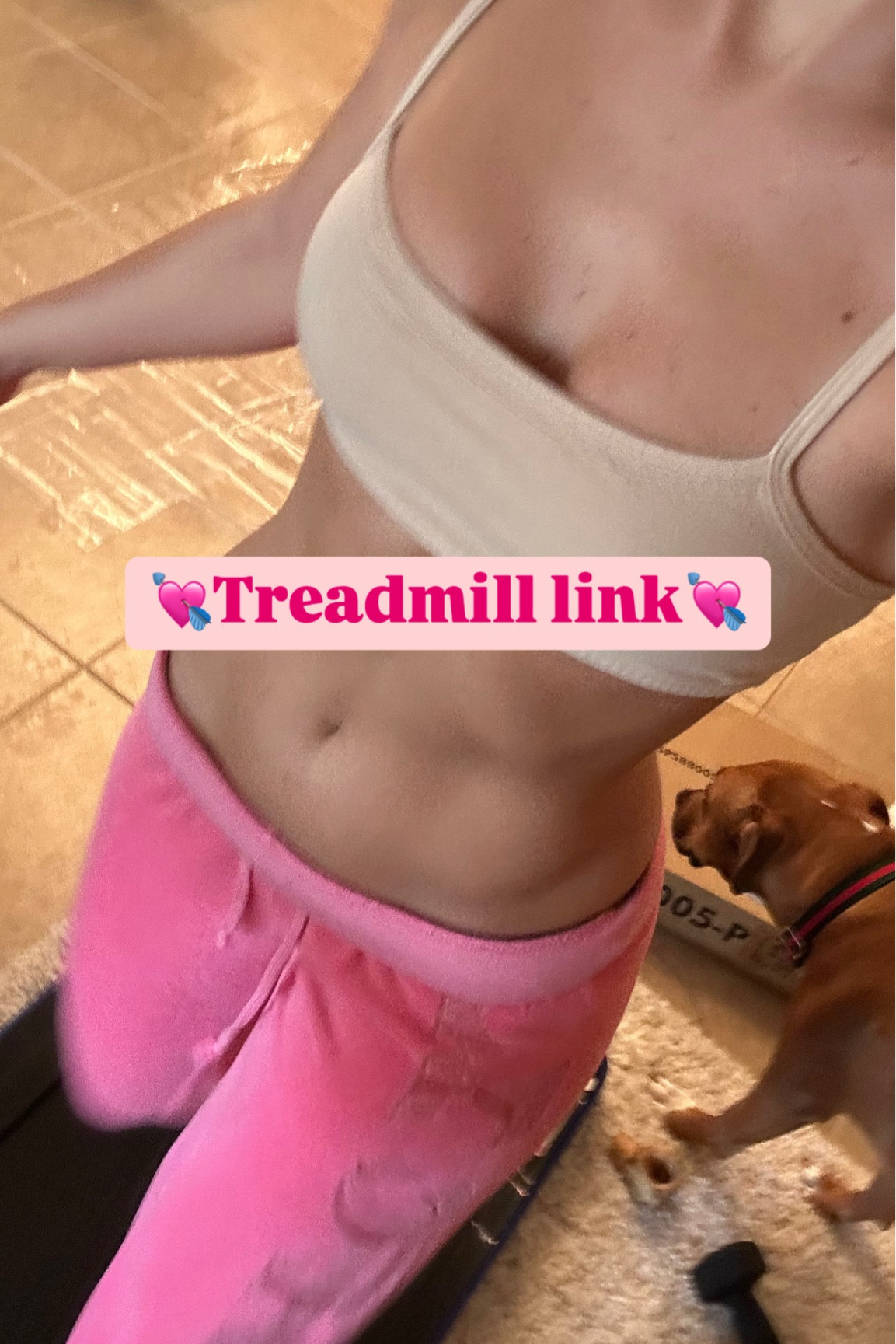 Working out at home is my favorite!
It’s so nice and convenient to be able to use this treadmill that is so easy to fold up and put away!