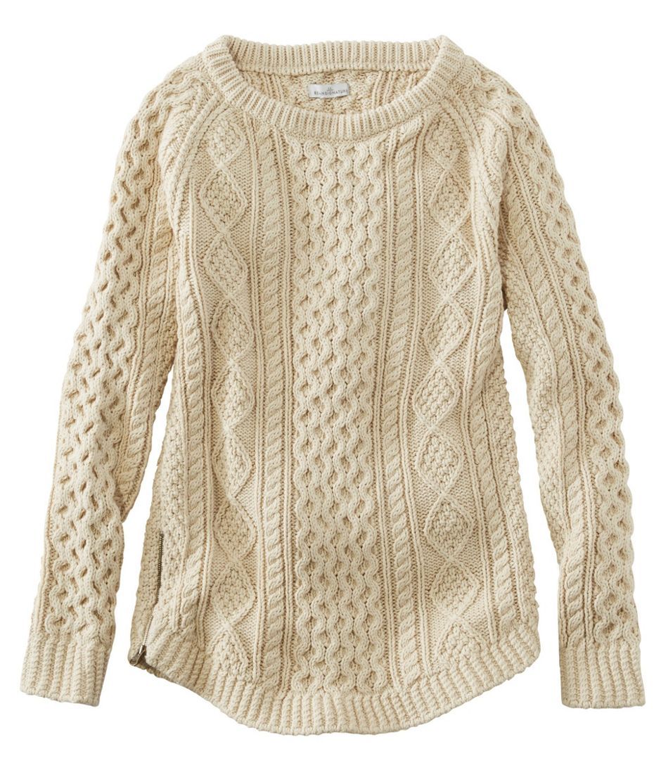 Women's Signature Cotton Fisherman Tunic Sweater | L.L. Bean