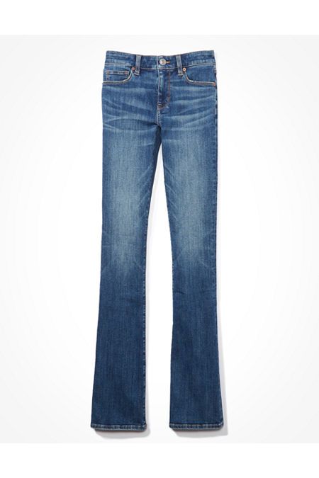 AE Skinny Kick Jean Women's Cobalt Jewel 22 Long | American Eagle Outfitters (US & CA)