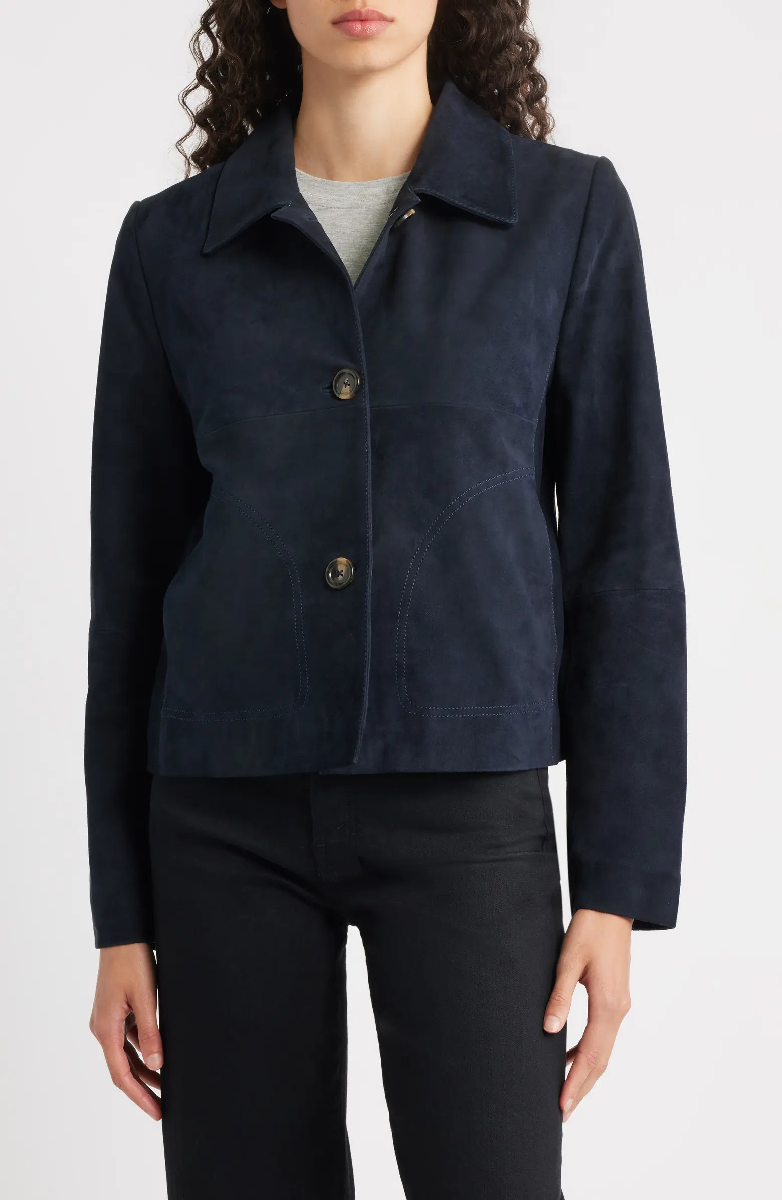 Crop Suede Jacket | Nordstrom