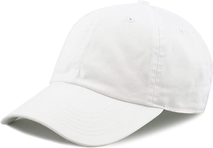 Baseball Dad Hat Women Men Blank Washed Low Profile Cotton and Denim UPF 50+ Running Golf Cap Hat | Amazon (US)