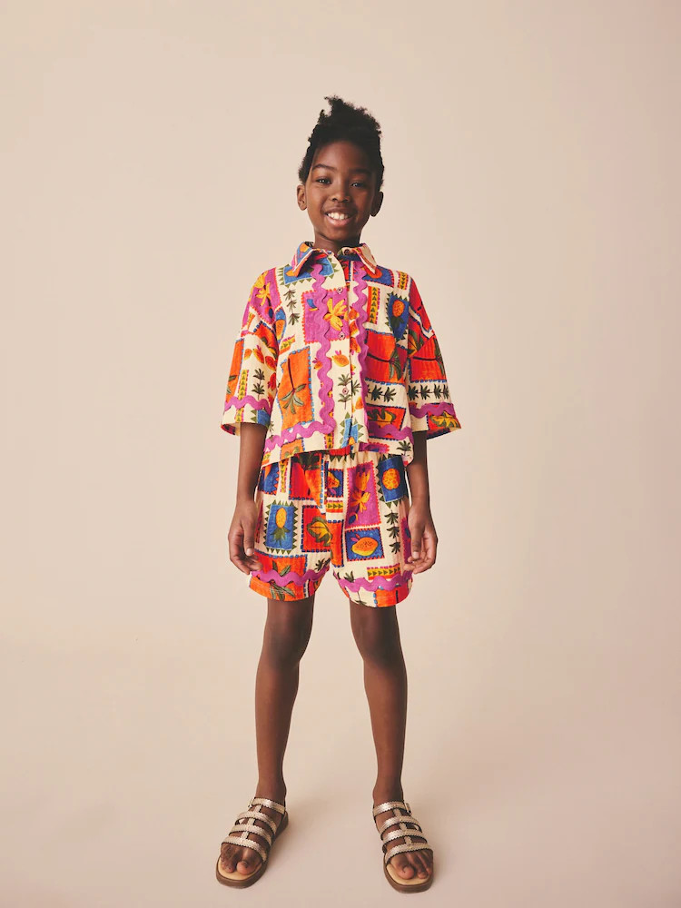 Multi Print Shirt and Shorts Set (3-16yrs) | Next US