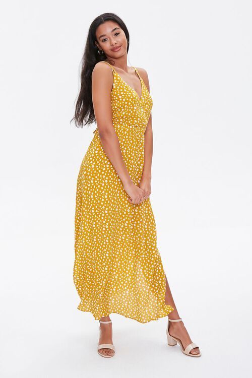 Spotted Print M-Slit Dress | Forever 21 (US)