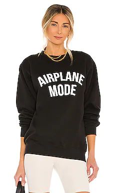 DEPARTURE Airplane Mode Sweatshirt in Black from Revolve.com | Revolve Clothing (Global)