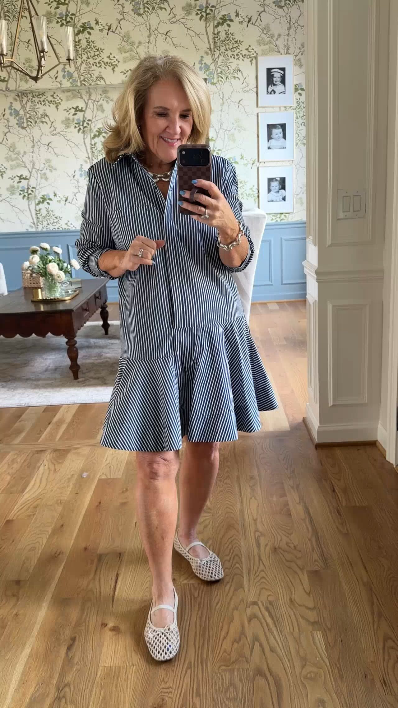  Love this dress!!! True to size 
Woven flats true to size and a few Julie Vos silver pieces 
Linking some other favorite Belk pieces too 

#LTKSeasonal #LTKPetite #LTKOver40

 