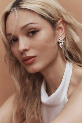 Twigs & Honey Freshwater Pearl and Crystal Cluster Earrings | Anthropologie (US)