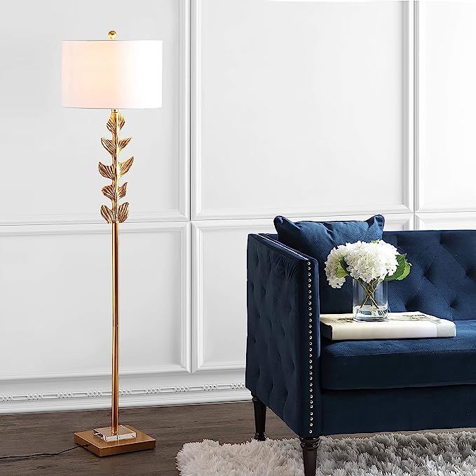 Safavieh FLL4047A Lighting Georgiana Gold Leaf 61.5-inch (LED Bulb Included) Floor Lamp | Amazon (US)