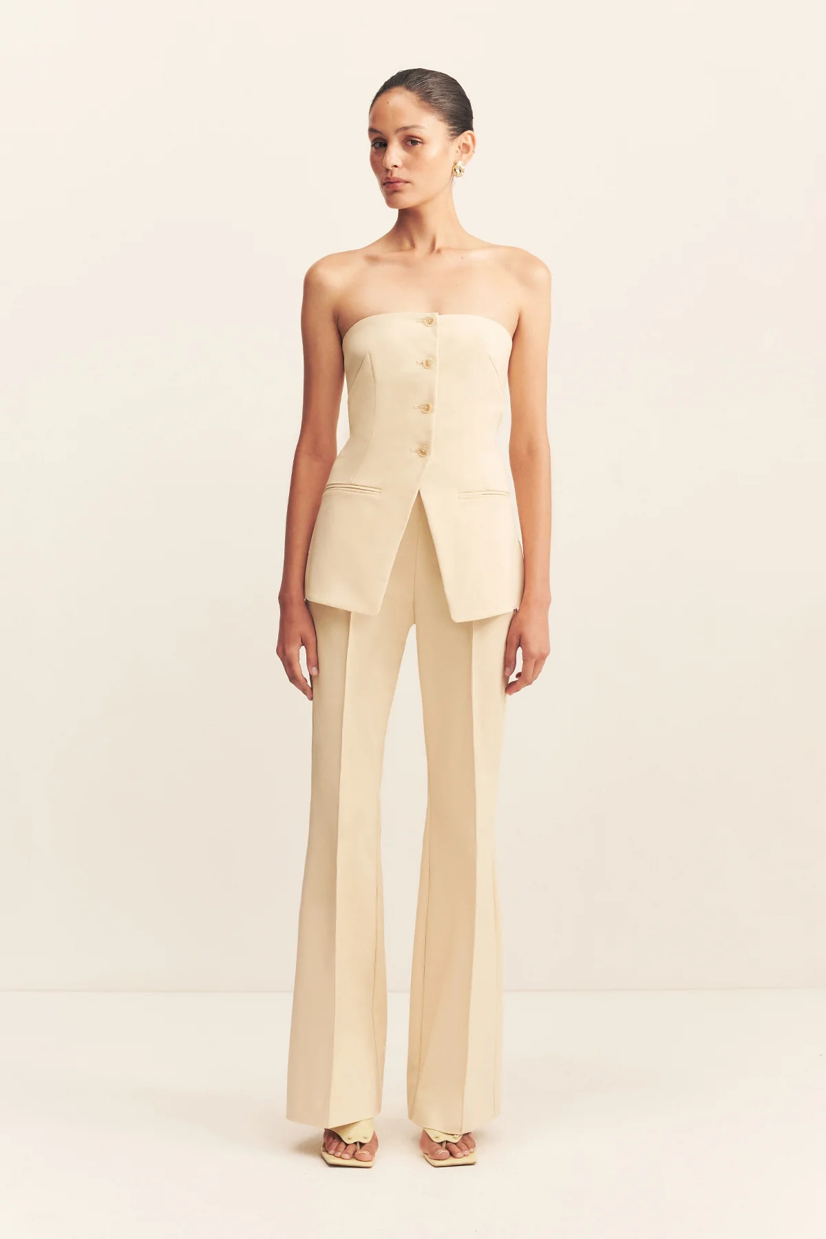 Lani Strapless Tailored Top | Biscotti | Tops | Shona Joy | Shona Joy