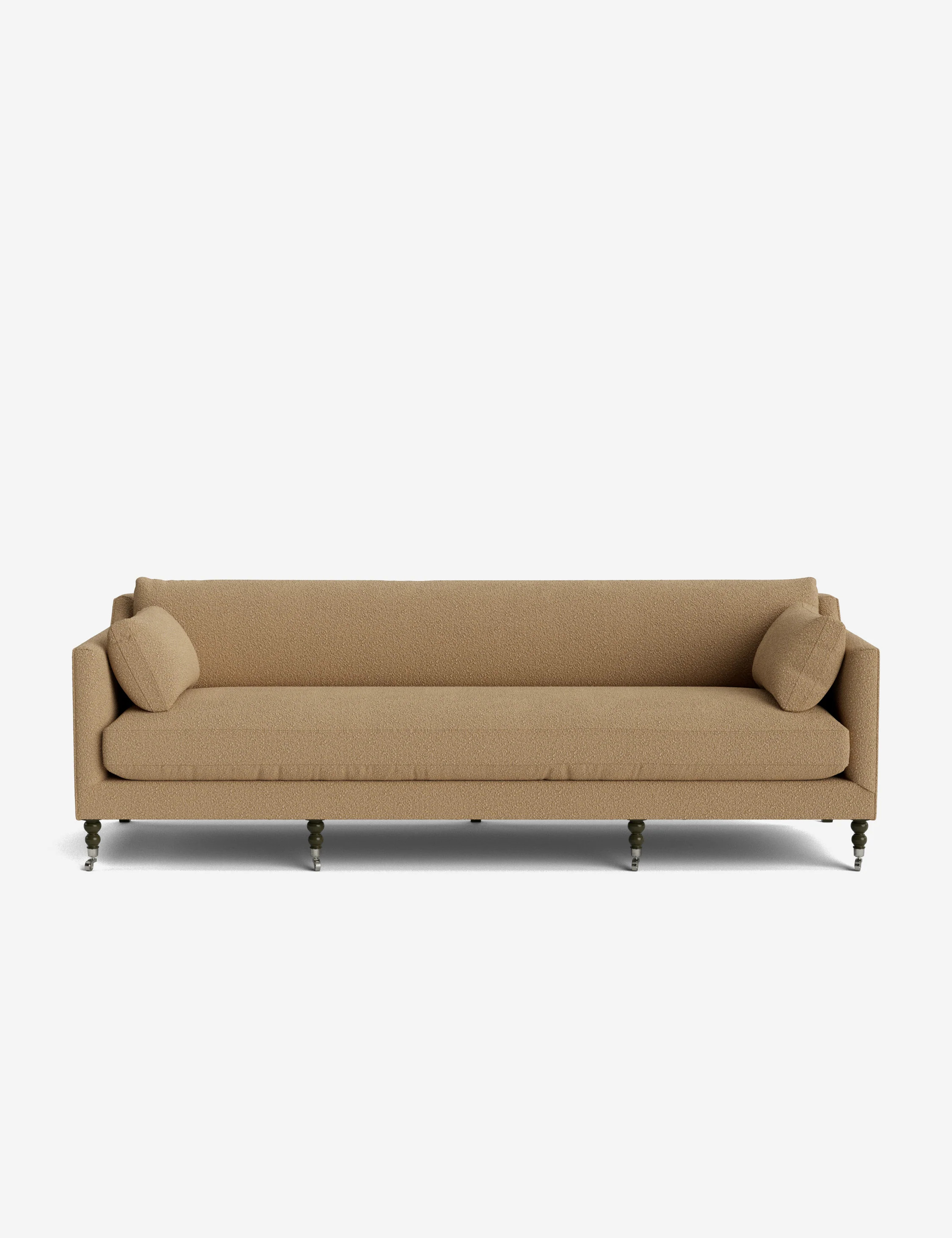 Fabienne Sofa, Creme Luxe Boucle, 100"W | Lulu and Georgia 