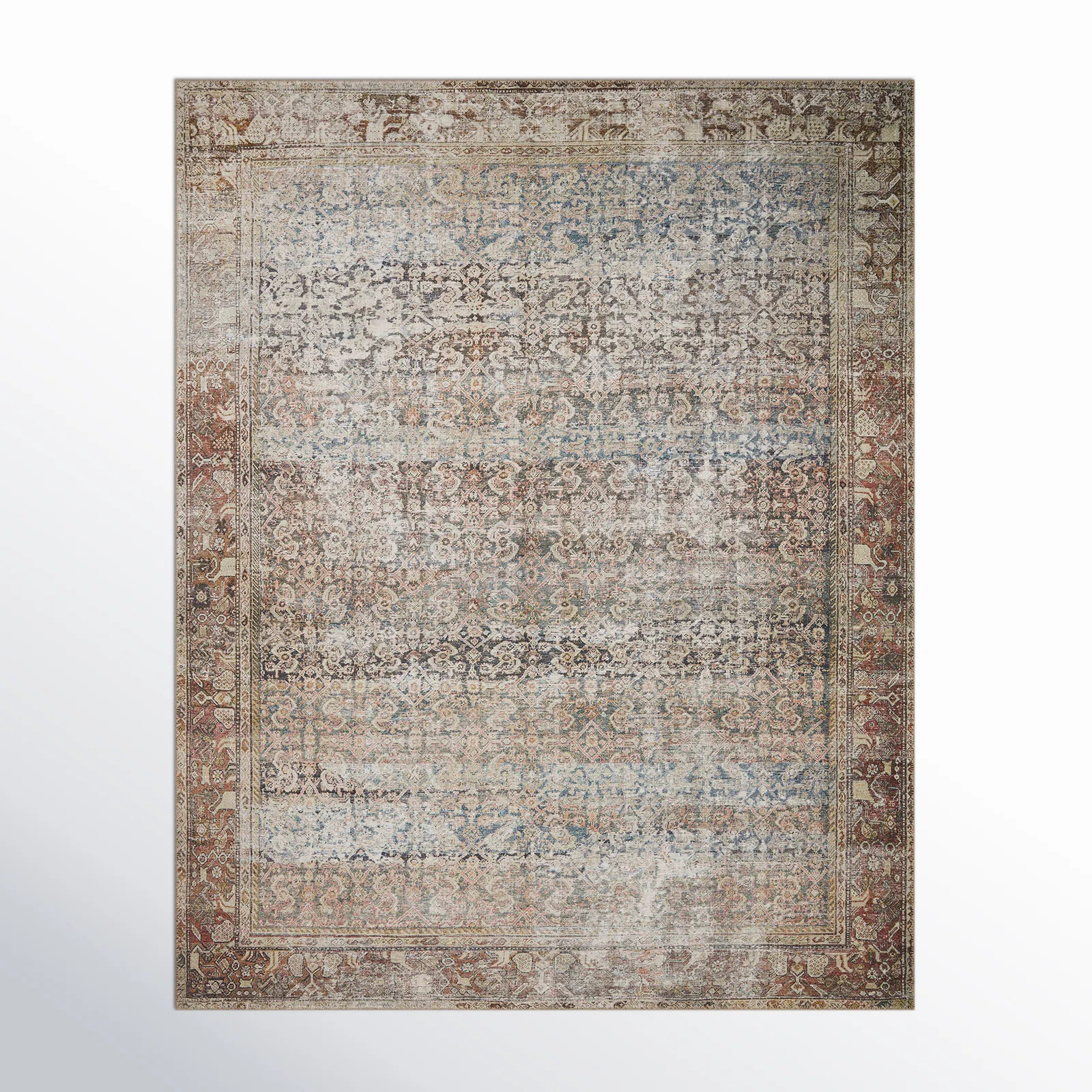 Amber Lewis x Loloi Georgie Multi / Spice Area Rug | Joss & Main