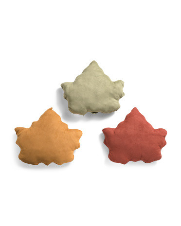 3pk Shaped Maple Leaf Pillows | TJ Maxx
