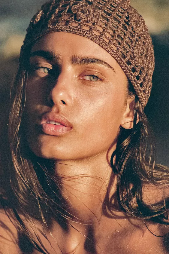 BONNET CALOT CROCHET FLEURS FANTAISIE | Zara FR