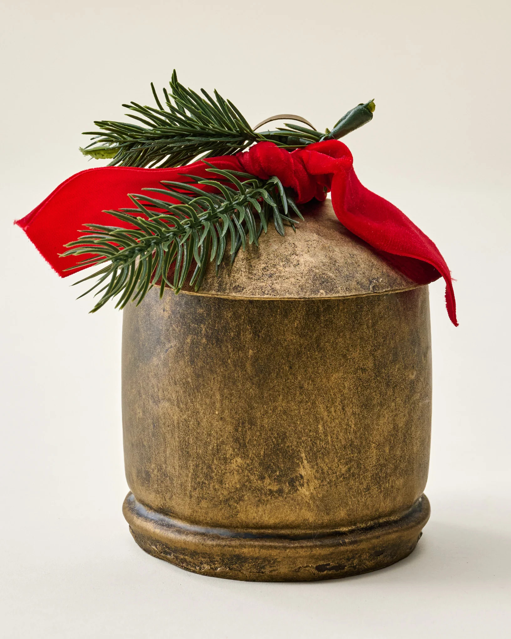 Magnolia Antique Brass Bell Candle | Magnolia