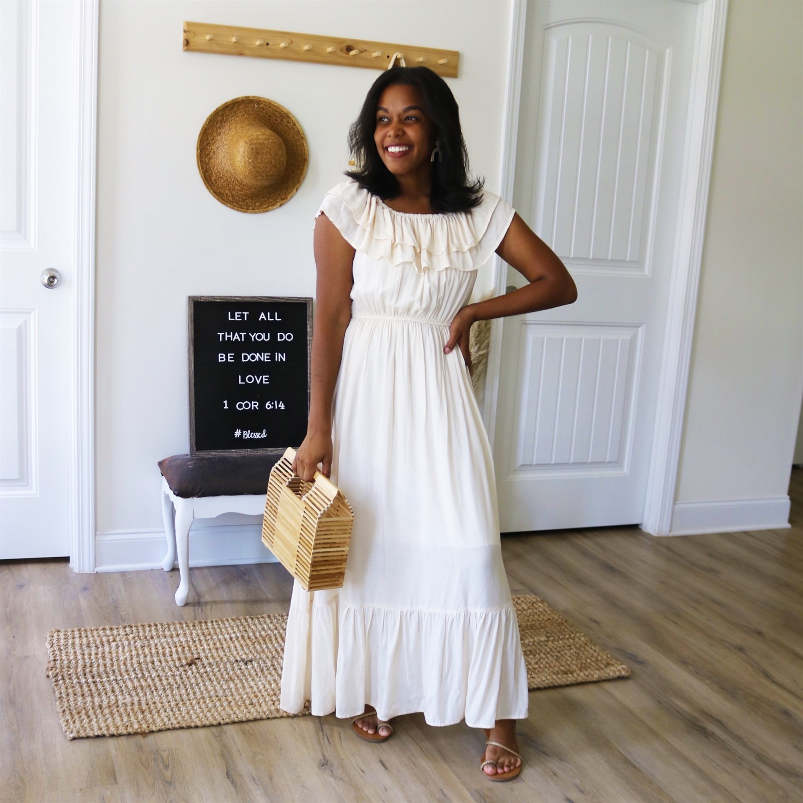 Ruffle Off Shoulder Maxi Dress | 6 Colors | Jane