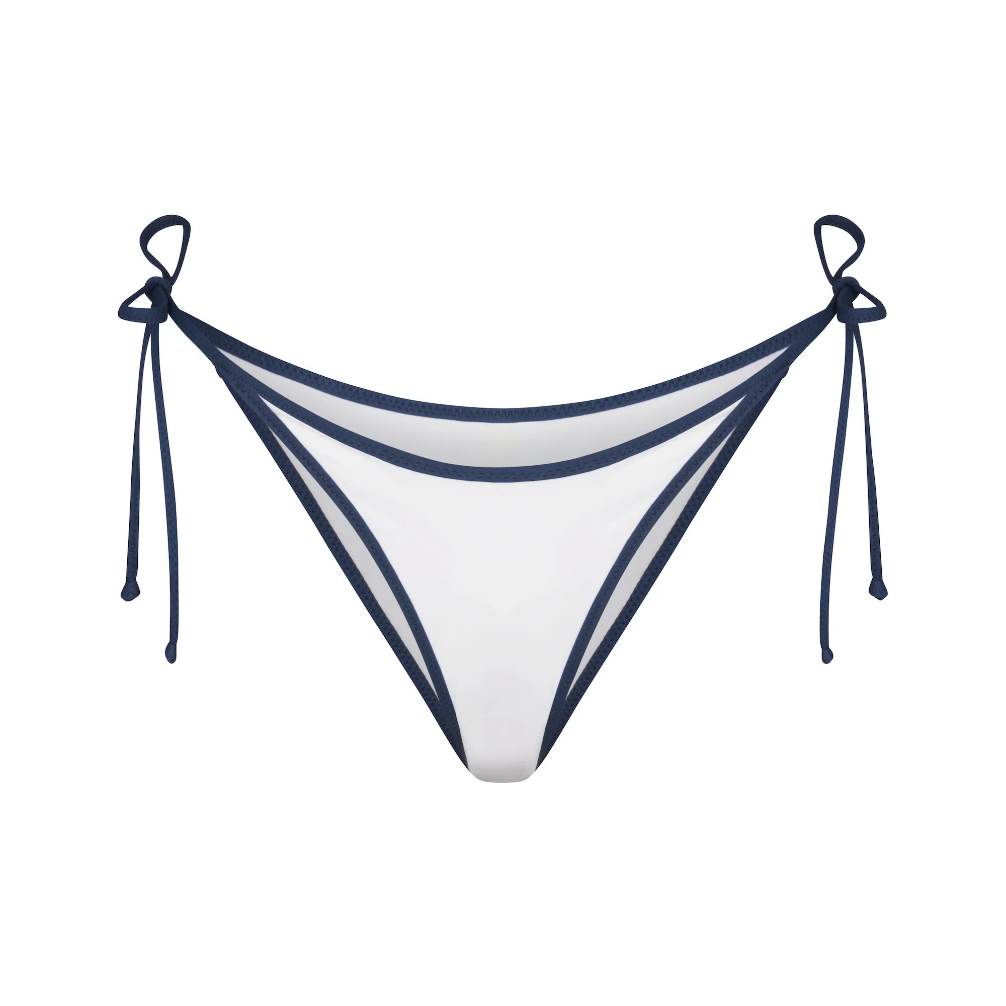 SKIMS FOR TEAM USA SIGNATURE SWIM DIPPED TIE BOTTOM | WHITE | SKIMS (US)