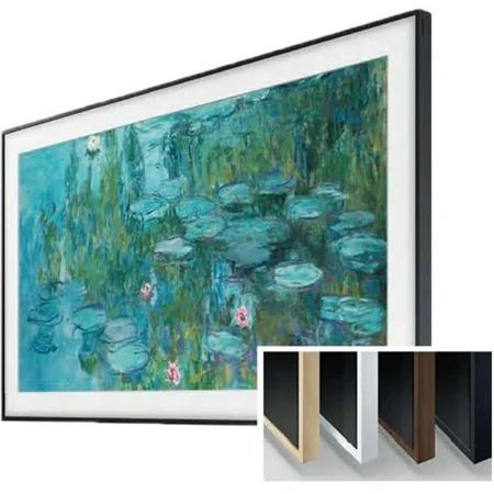 Samsung VGSCFA85TKBZA Customizable Bezel for the 2021 85 The Frame TV (Modern Teak) | Walmart (US)