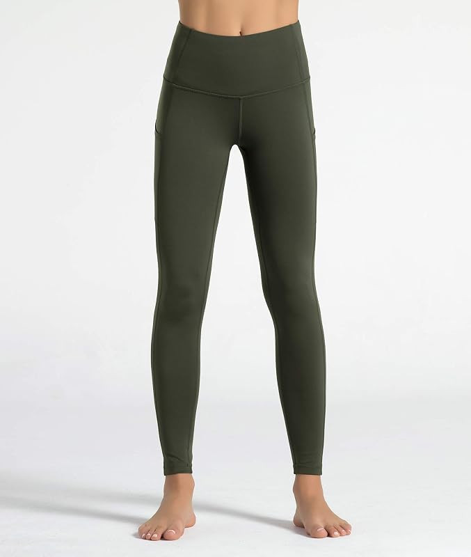 Dragon Fit High Waist Yoga Leggings with 3 Pockets,Tummy Control Workout Running 4 Way Stretch Yoga  | Amazon (US)