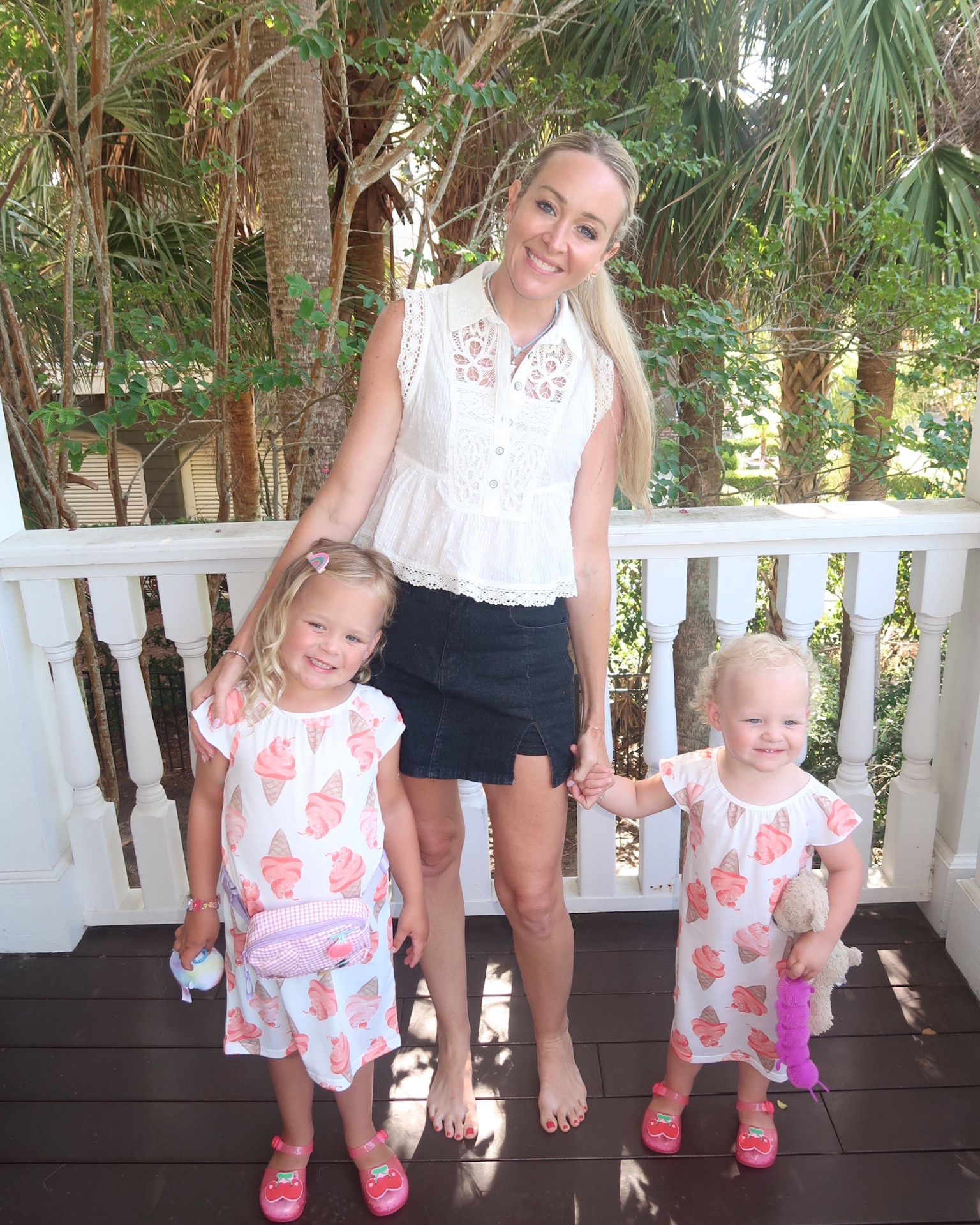 Easy beach outfit to run and chase kids in! 🌸🍒 #anthropologie 

#LTKTravel #LTKFindsUnder50 #LTKFamily