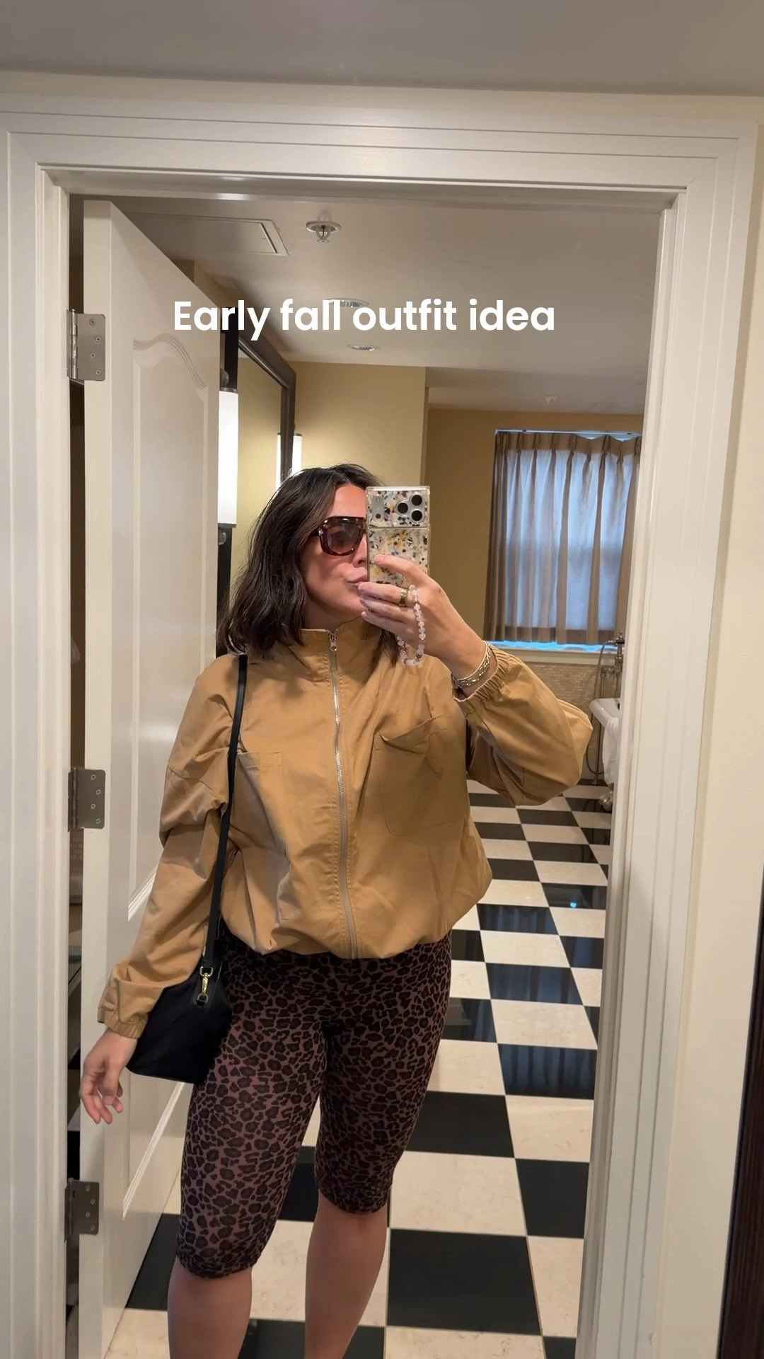 Capris outfit! Size M bottoms, size L jacket! Bra built in tank underneath is a L.