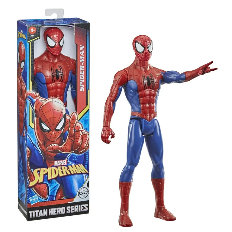 Marvel Spider-Man Titan Hero Series Spider-Man 12-Inch-Scale Super Hero Figure | Walmart (US)