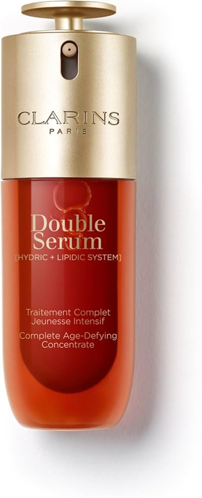 Clarins DOUBLE SERUM | Anti Aging Face Serum | Visibly Firms, Smoothes, Boosts Radiance, and Refi... | Amazon (US)