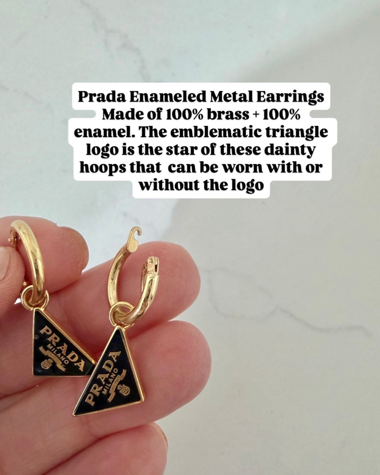Prada earrings