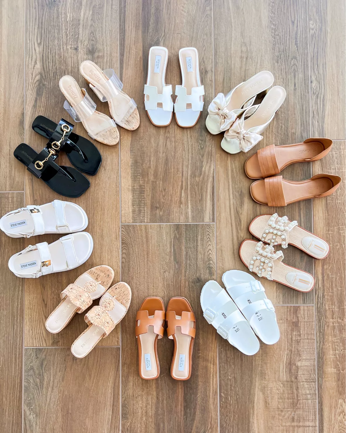 Women Raw Trim Flat Sandals, … curated on LTK