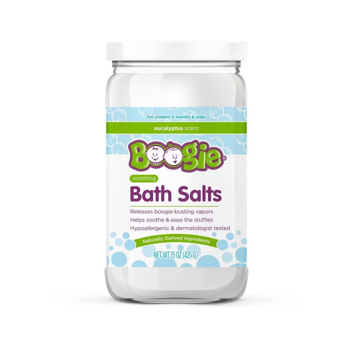 Boogie Vapor Bath Salts with Eucalyptus & Peppermint - 15oz | Target