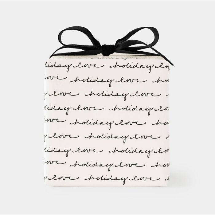 Cream and Black Love Script Gift Wrap - Sugar Paper™ | Target
