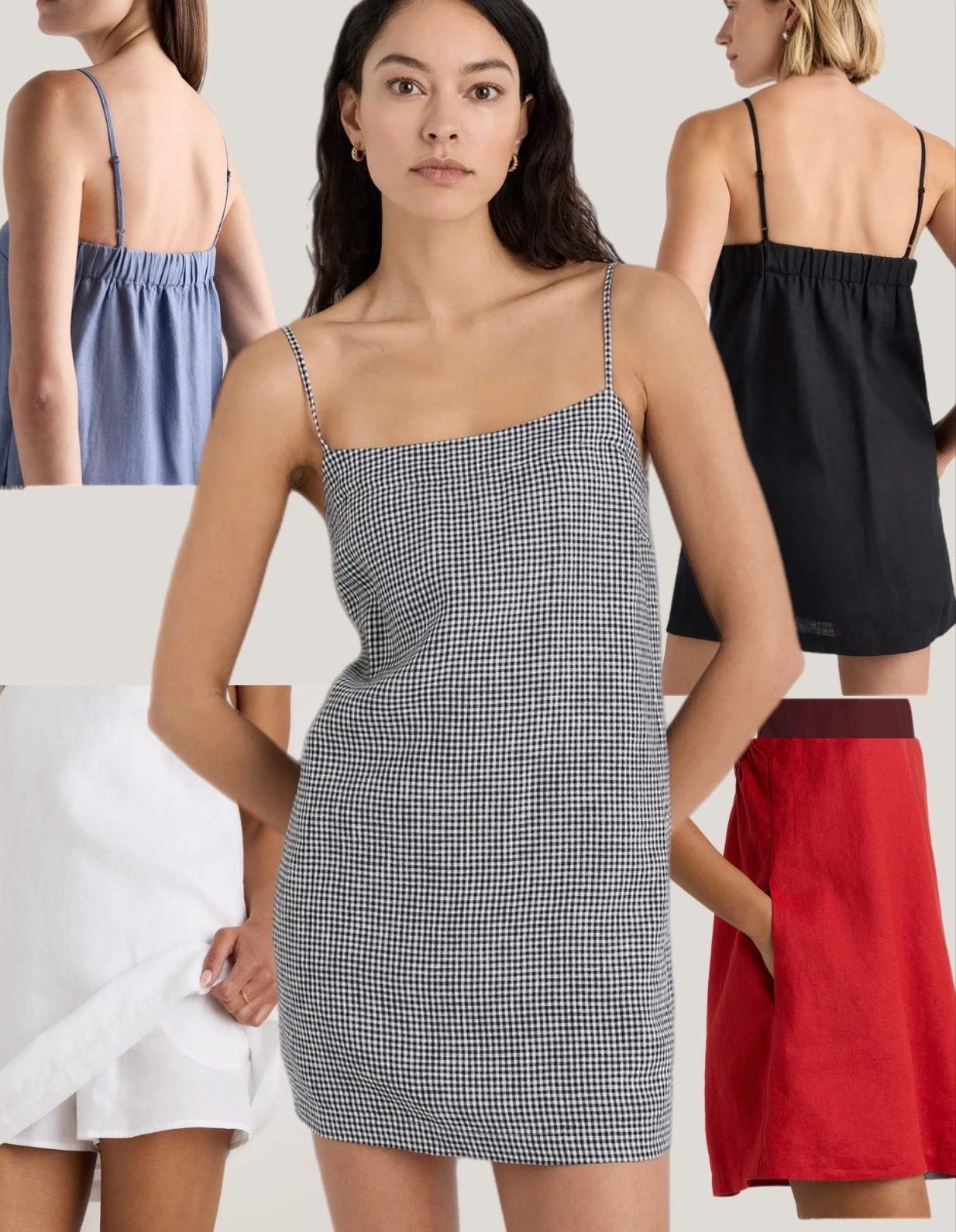 Linen dress with pockets, built in shorts and several color options