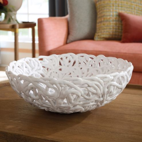 Twisted Centerpiece Bowl | Ballard Designs | Ballard Designs, Inc.