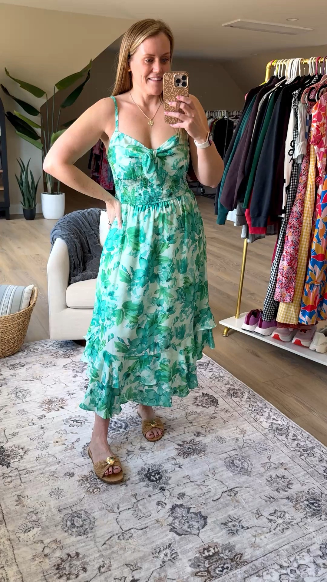 Perfect dress for summer or vacay! Fits TTS. 

#LTKOver40 #LTKSpringSale #LTKMidsize