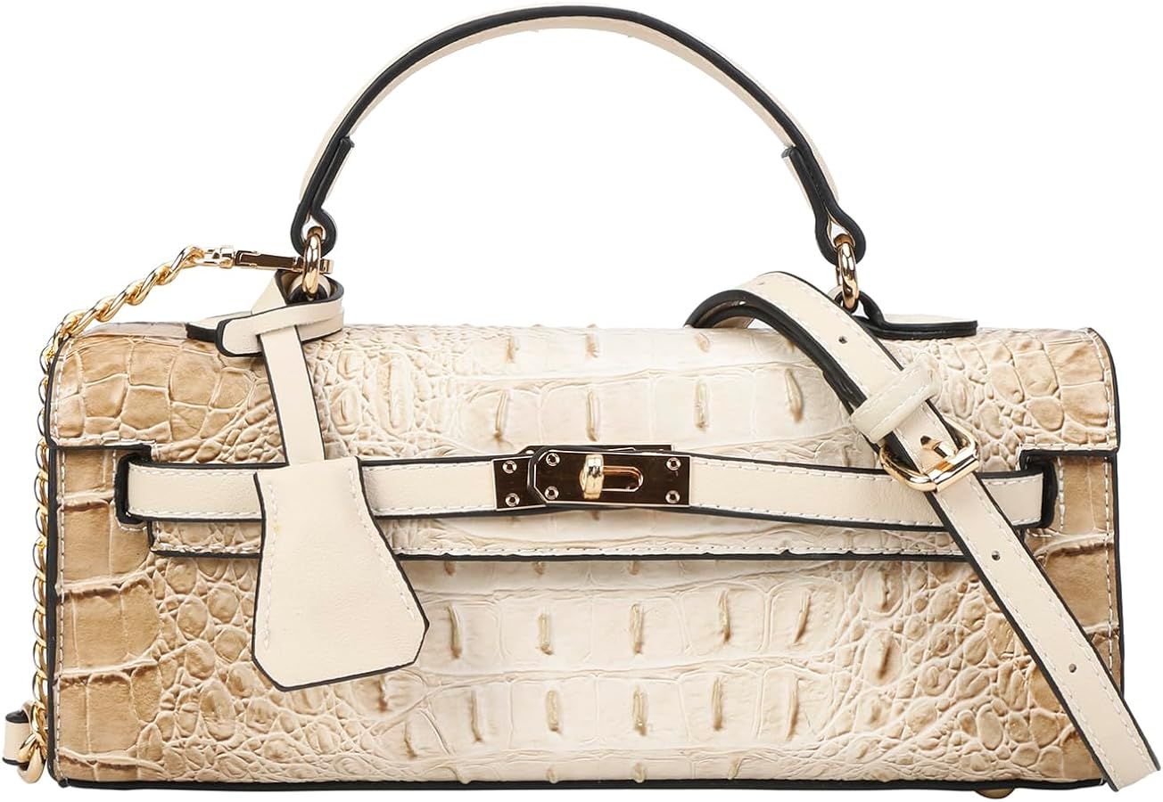 Women Stylish Leather Handbag, Satchel Handbag For Women, Classy Top Handle Ladies Wallet Purse | Amazon (US)