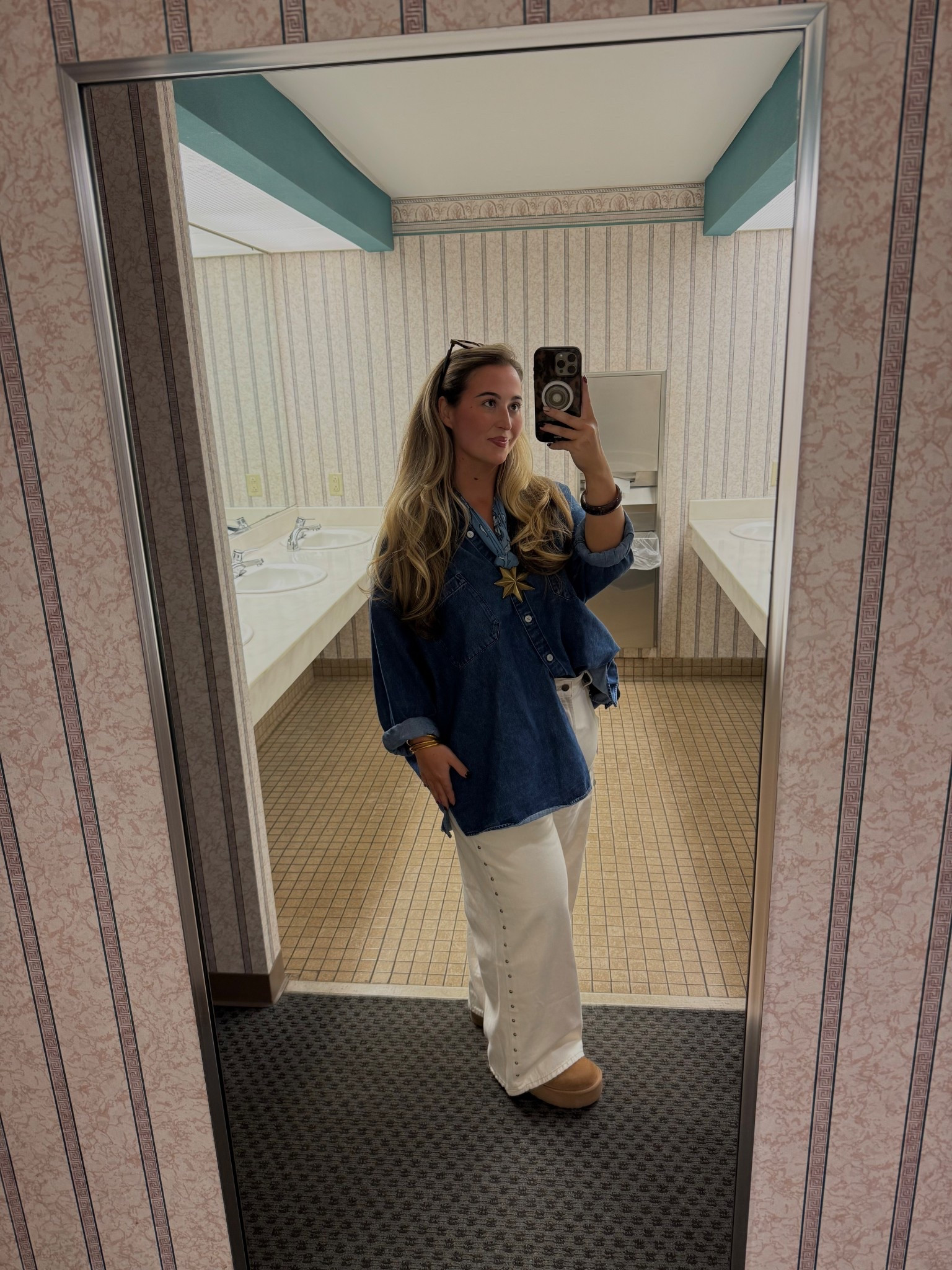 A denim button down has to be one of my favorite pieces of clothing! Soooo versatile and timeless!

#LTKFindsUnder100 #LTKMidsize #LTKFindsUnder50