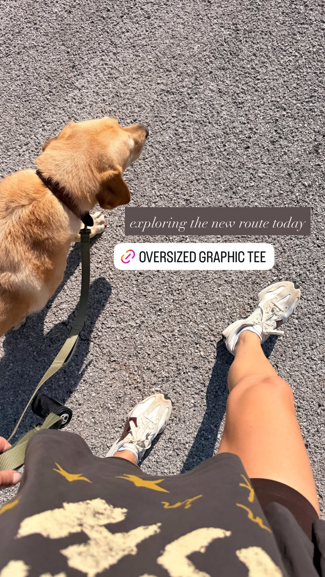 Living in this oversized graphic tee (comes in 2 other colors) + my go-to New Balance sneakers! 👟 

 #LTKgrwm #LTKootd #LTKActive