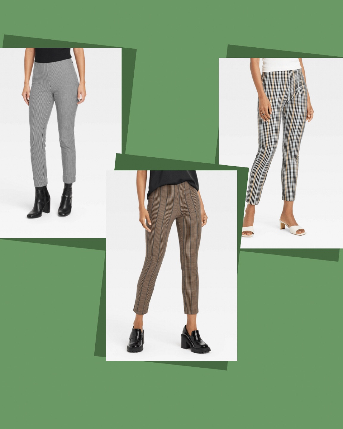 If you are in need of a pair of budget-friendly vintage-style cigarette pants, these are so great! These are my 3 favorite prints available right now. 

#LTKworkwear #LTKstyletip #LTKunder50