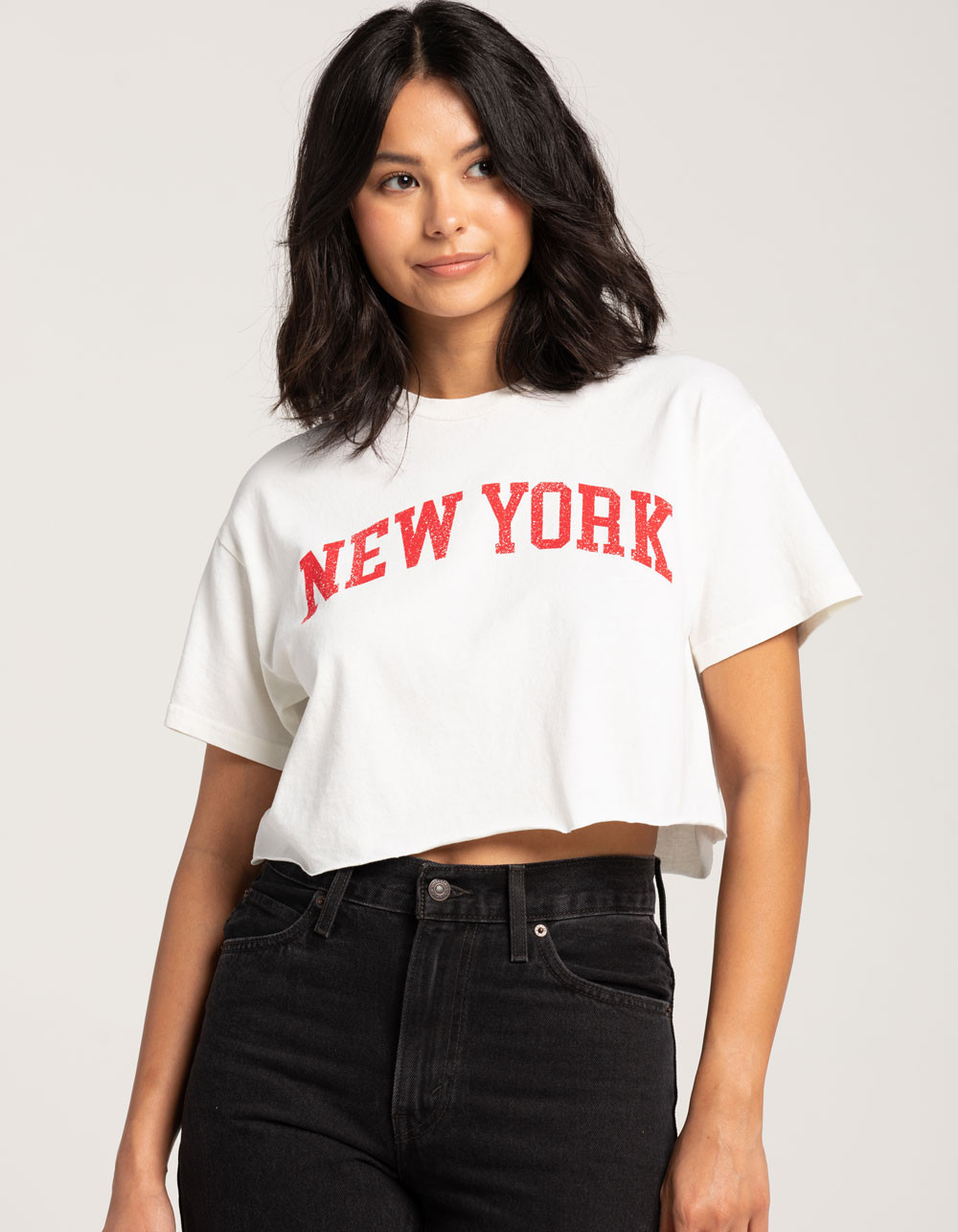 FULL TILT New York Womens Crop Tee | Tillys