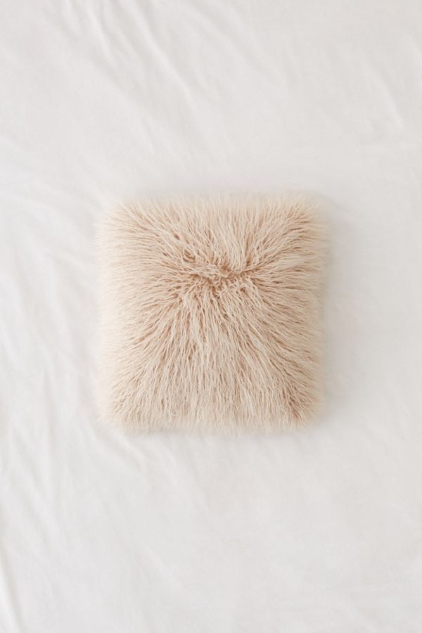 Marisa Tipped Faux Fur Pillow | Urban Outfitters (US and RoW)