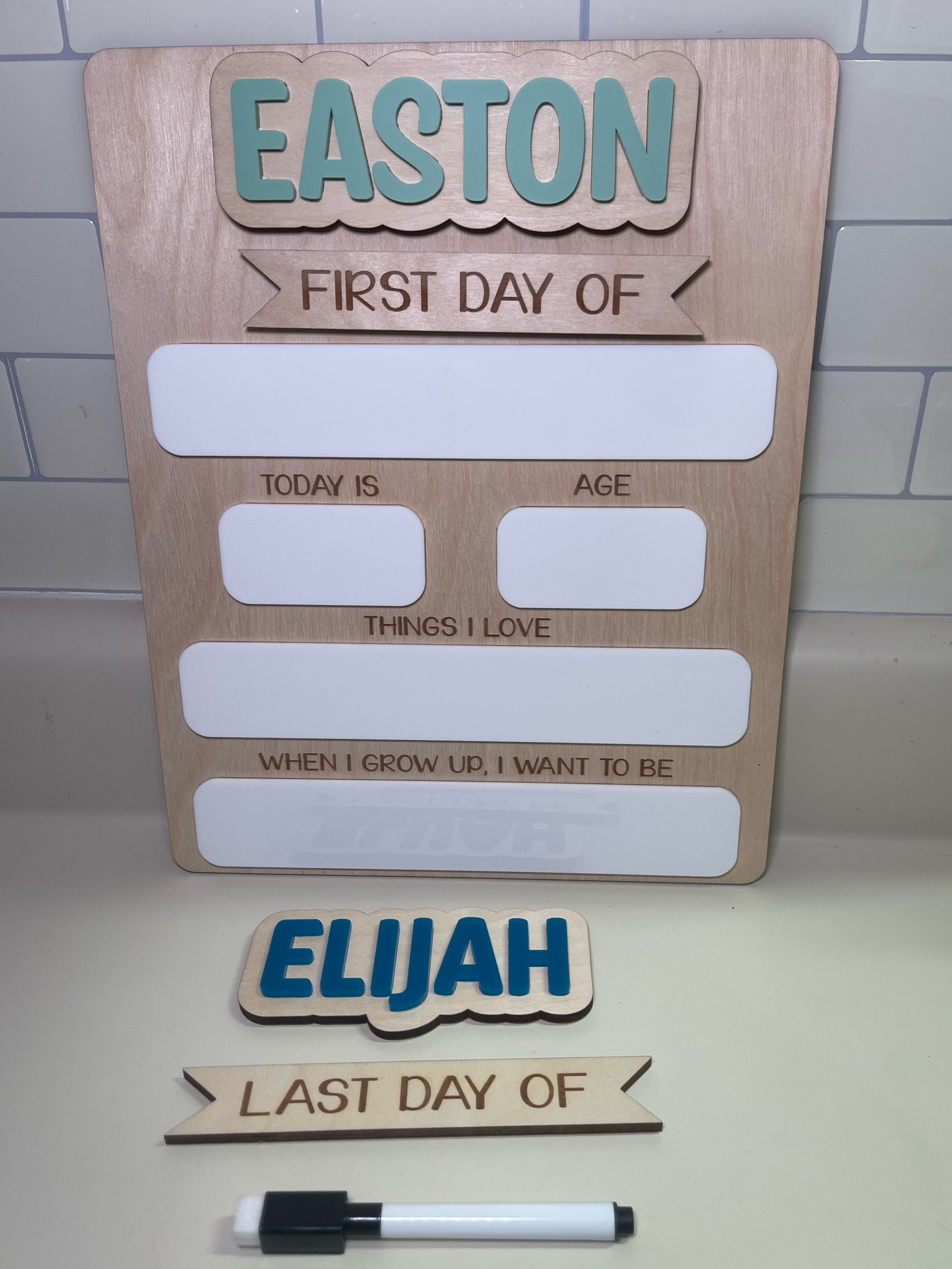 The cutest first and last day of school sign 