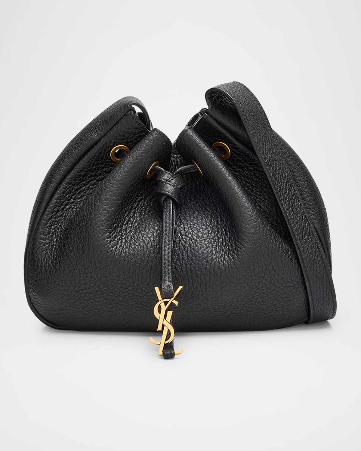 Paris VII Mini YSL Hobo Bag in Grained Leather | Neiman Marcus