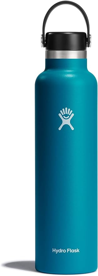 Hydro Flask 24 oz Standard Mouth Water Bottle with Flex Cap or Flex Straw | Amazon (US)